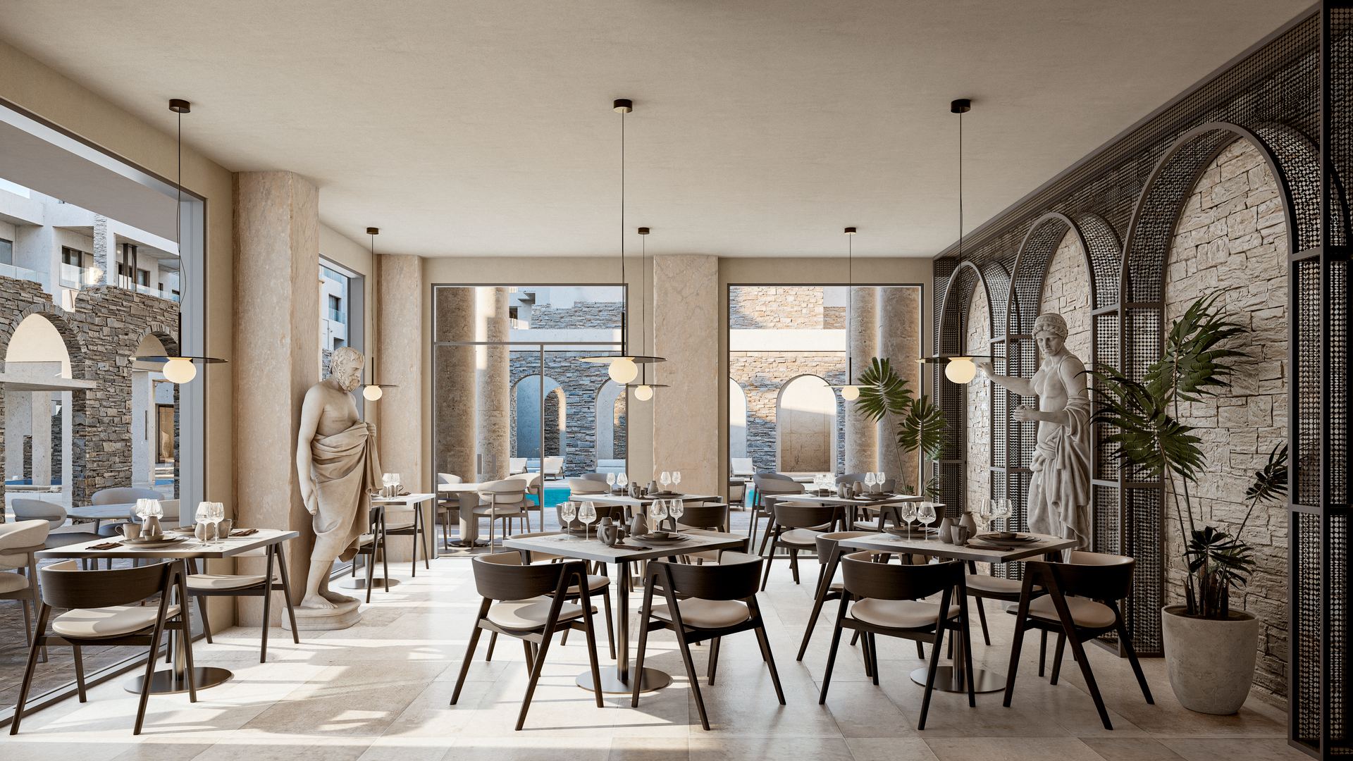 Grand dining room