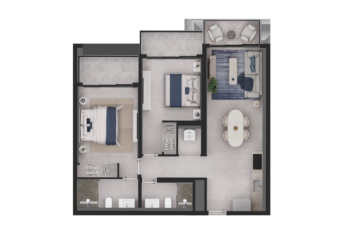 Type B floor plan